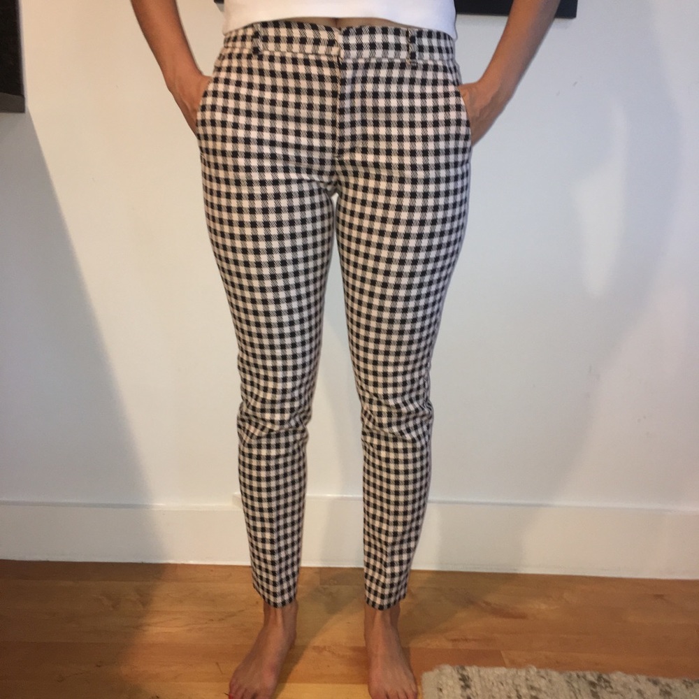 Gingham pants